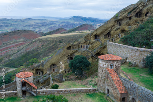 Obraz na płótnie Historic Dawit Garedscha (also known as David Gareja) Monastery in Georgia w salonie