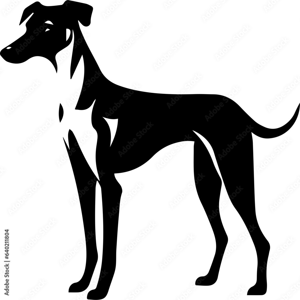 Fototapeta premium Lurcher Dog Icon