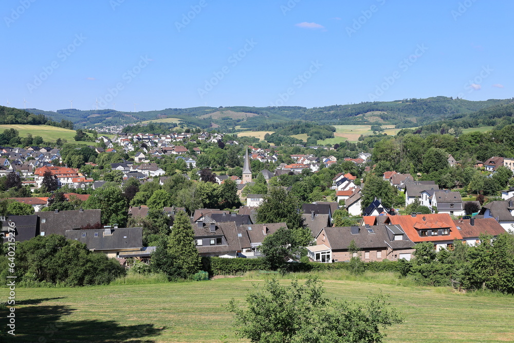 Blick auf die Stadt Balve im Sauerland Blick auf die Stadt Balve im Sauerland