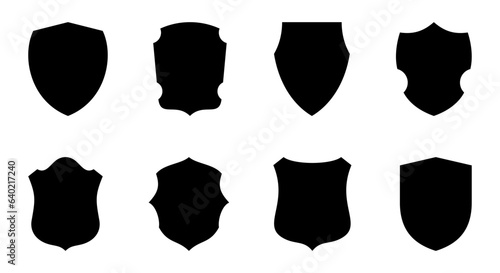 Shield icon. Police sheriff badge. Department of the armed forces