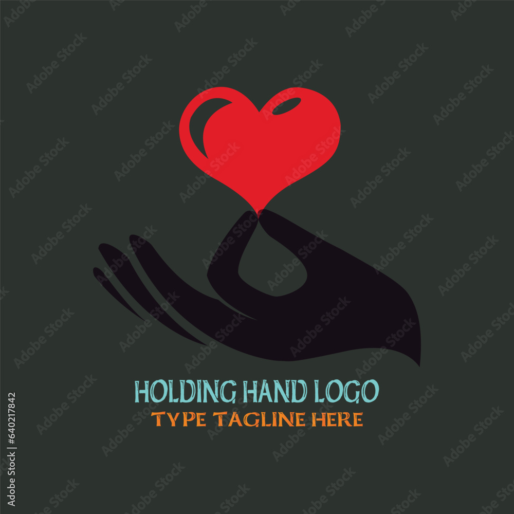 Hand icon corporate logo design. hand logo, hand icon logo design, hand icon natural logo Hand icon corporate logo design. hand logo, hand icon logo design, hand icon natural logo