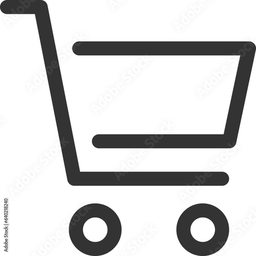 shopping cart icon vector