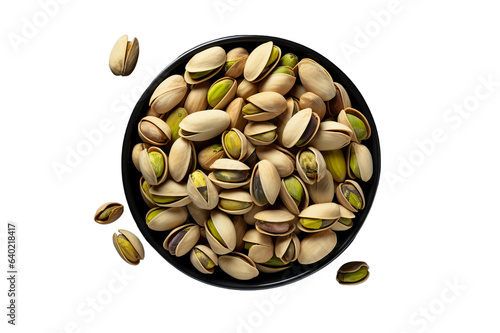 Wallpaper Mural pistachio nuts on white Torontodigital.ca