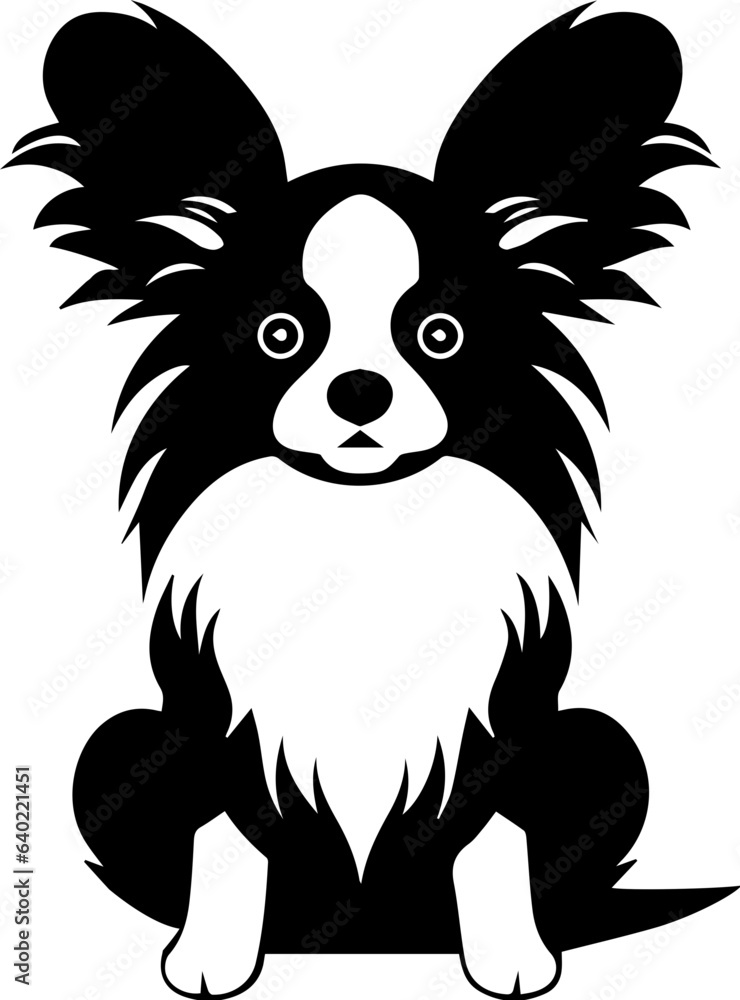 Papillon Flat Icon Papillon Flat Icon