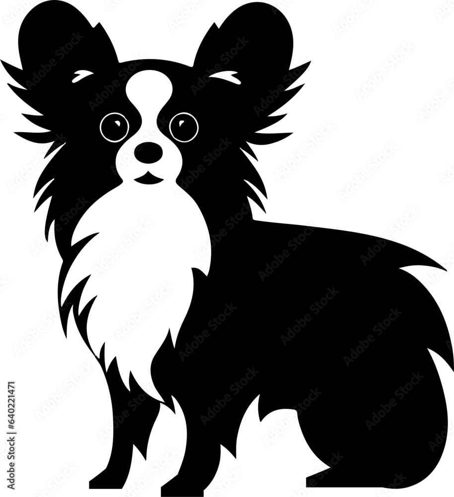 Papillon Flat Icon Papillon Flat Icon