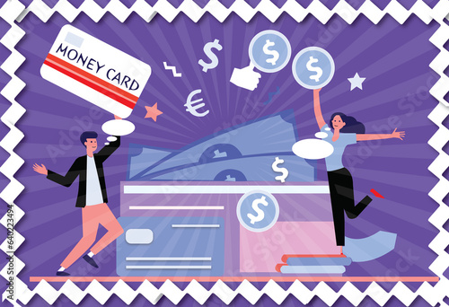 personnes utilisant des cartes bancaires