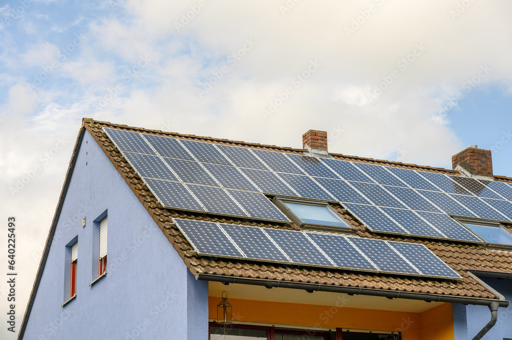 Photovoltaikanlage auf dem Hausdach