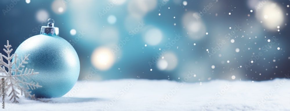 Xmas decoration balls. Horizontal Christmas banner, web poster, header cap for website. Merry Christmas and Happy New Year. Festive bright beautiful background. generative ai Xmas decoration balls. Horizontal Christmas banner, web poster, header cap for website. Merry Christmas and Happy New Year. Festive bright beautiful background. generative ai
