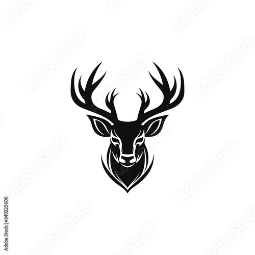 Deer Head silhouette Design, vector silhouette