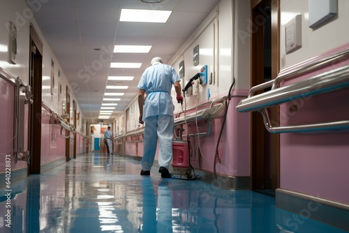 Premises undergo meticulous disinfection by cleaning personnel, ensuring high standards of hygiene.