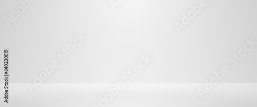 Wallpaper Mural Abstract Futuristic empty floor and room Sci-Fi Corridor With light for showcase,room,interior,display products.Modern Future cement floor and wall background technology interior concept.3d render Torontodigital.ca