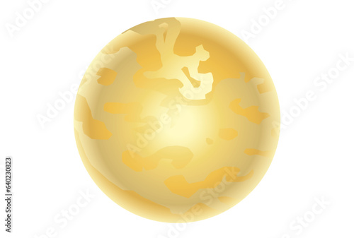 月　満月　月光　銀色