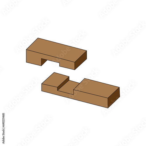 wood connection joints icon