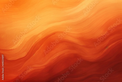 Obraz na płótnie an abstract background with vibrant orange and red colors and flowing wavy lines w salonie