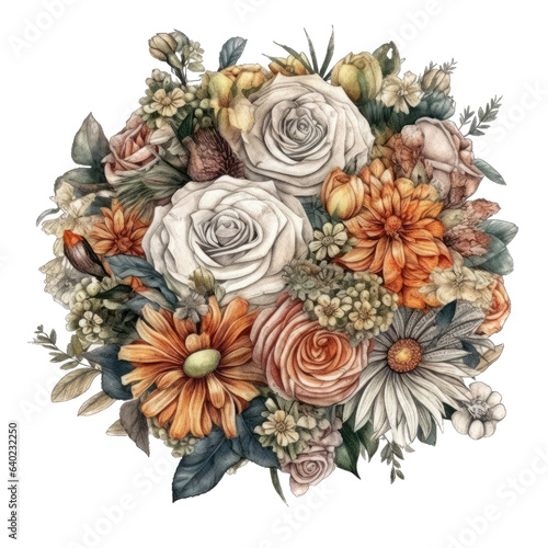 Boho Elegance: Captivating Bridal Bouquet Delights