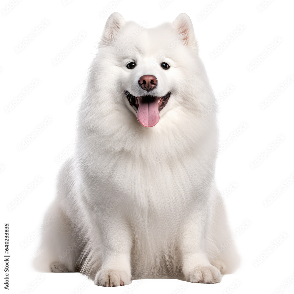 samoyed dog isolated on white samoyed dog isolated on white