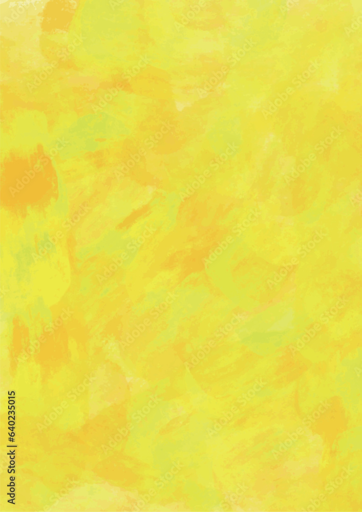 油絵風　ポップな黄色の背景素材