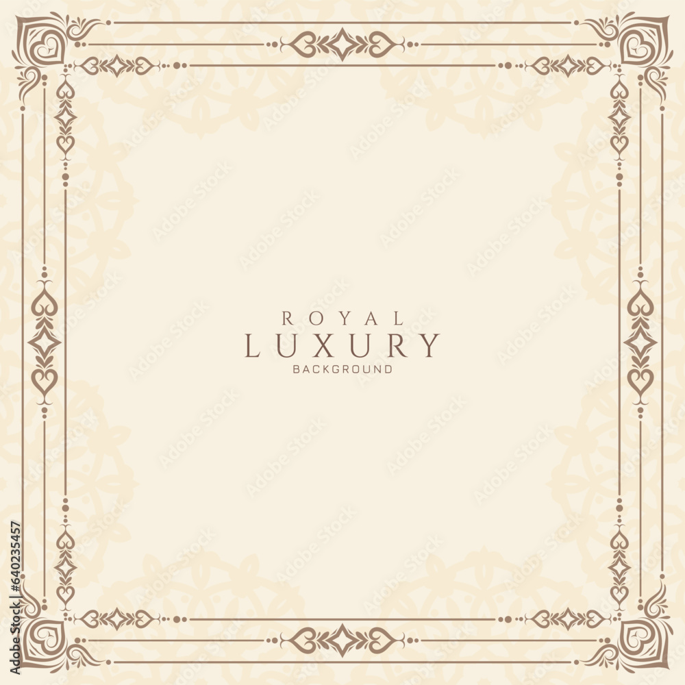Beautiful decorative frame artistic background Beautiful decorative frame artistic background