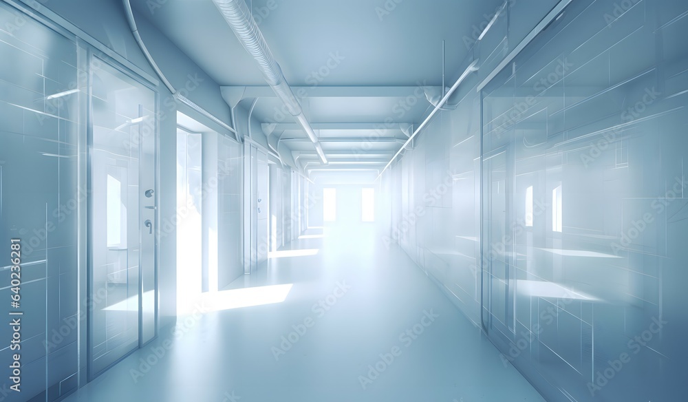 long corridor in building long corridor in building