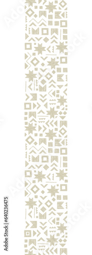 Hand drawn abstract seamless pattern, ethnic background, simple style - great for textiles, banners, wallpapers, wrapping - vector design
