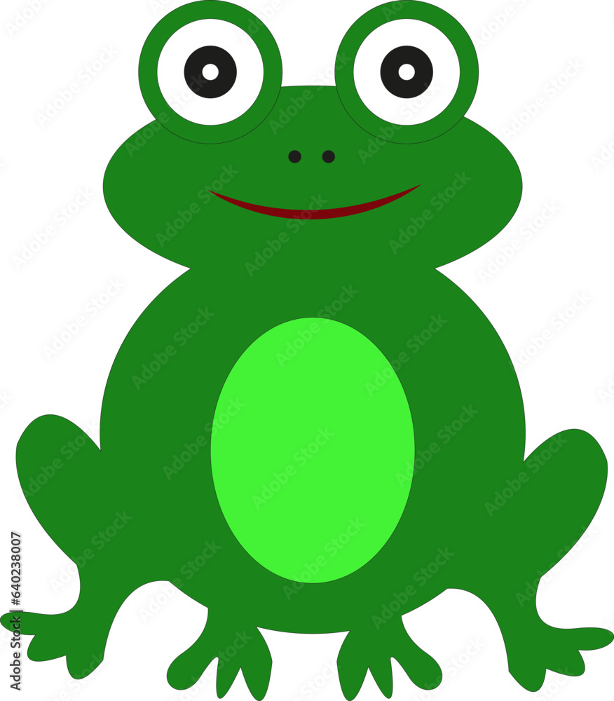 Cute frog character - cartoon - vector illustration isolated. Cute frog character - cartoon - vector illustration isolated.