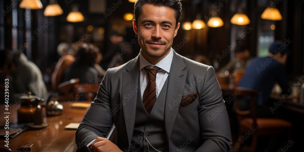 Rich and prosperous businessman,. Rich and prosperous businessman,.