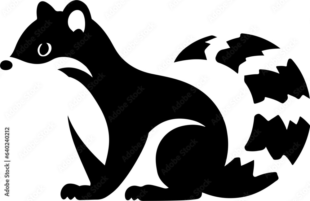 Obraz premium Spotted Skunk Icon