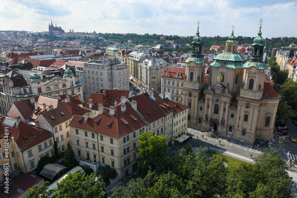 Obraz premium View at the central square of Prague on Czech Republic