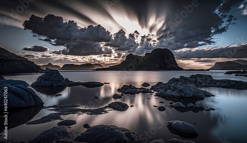 Landscapes with clouds long exposures golden hour blue hour
