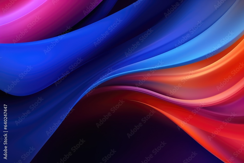 Blue Curve Technology Background Blue Curve Technology Background