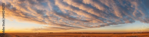 panorama sunset sky material