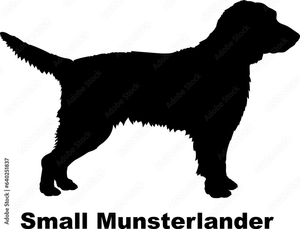 Small Munsterlander dog silhouette dog breeds Animals Pet breeds silhouette