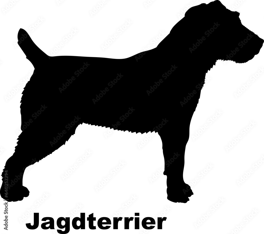 Jagdterrier dog silhouette dog breeds Animals Pet breeds silhouette