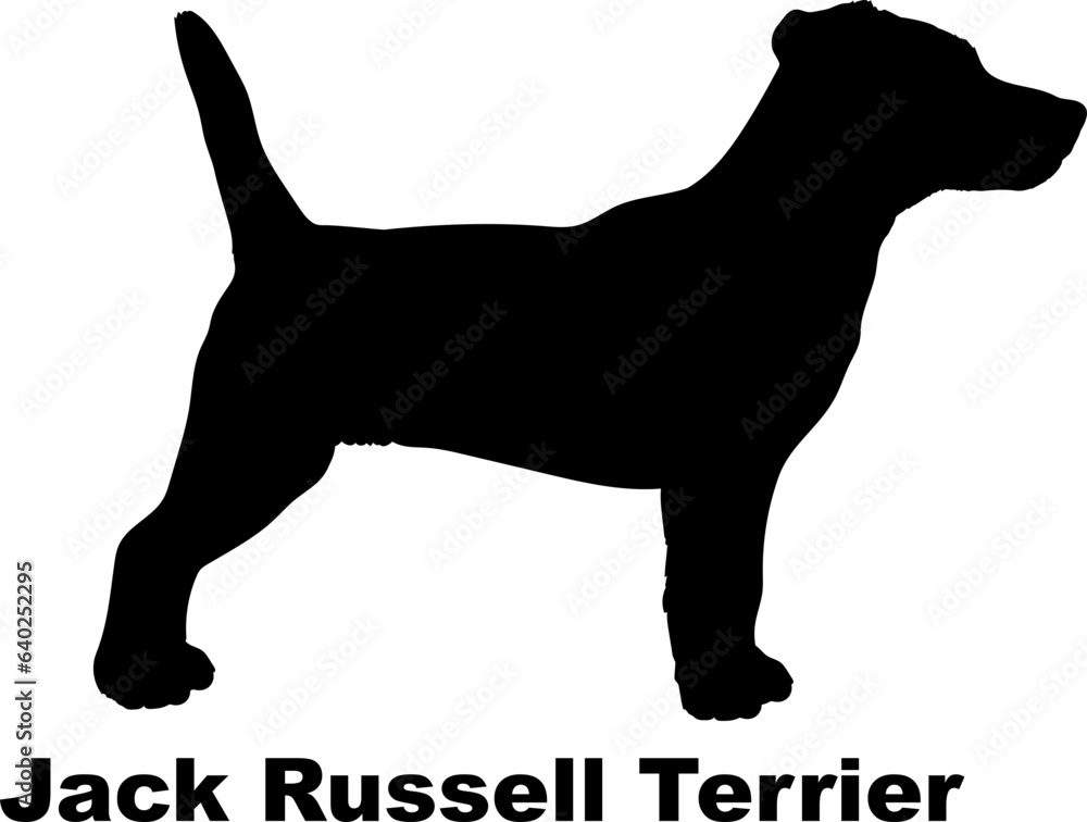 Jack Russell Terrier dog silhouette dog breeds Animals Pet breeds silhouette