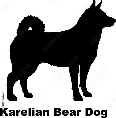 Karelian Bear Dog  silhouette dog breeds Animals Pet breeds silhouette