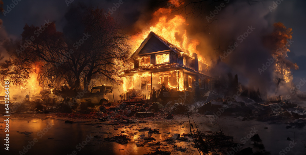 small suburban house on fire hd wallpaper small suburban house on fire hd wallpaper