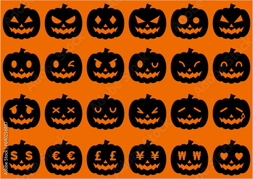 ハロウィンのカボチャ素材集