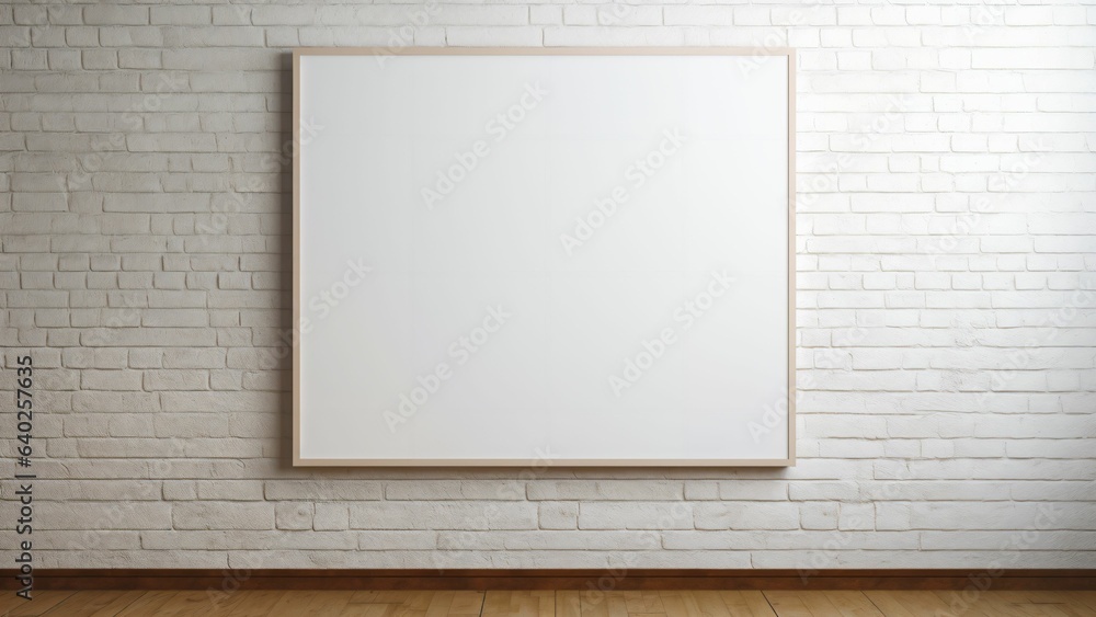 A Blank poster hanging on the wall,mockup A Blank poster hanging on the wall,mockup