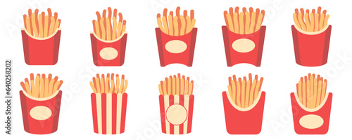 French Fries Food Illustration