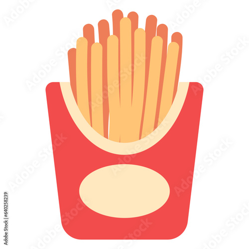 French Fries Food Illustration