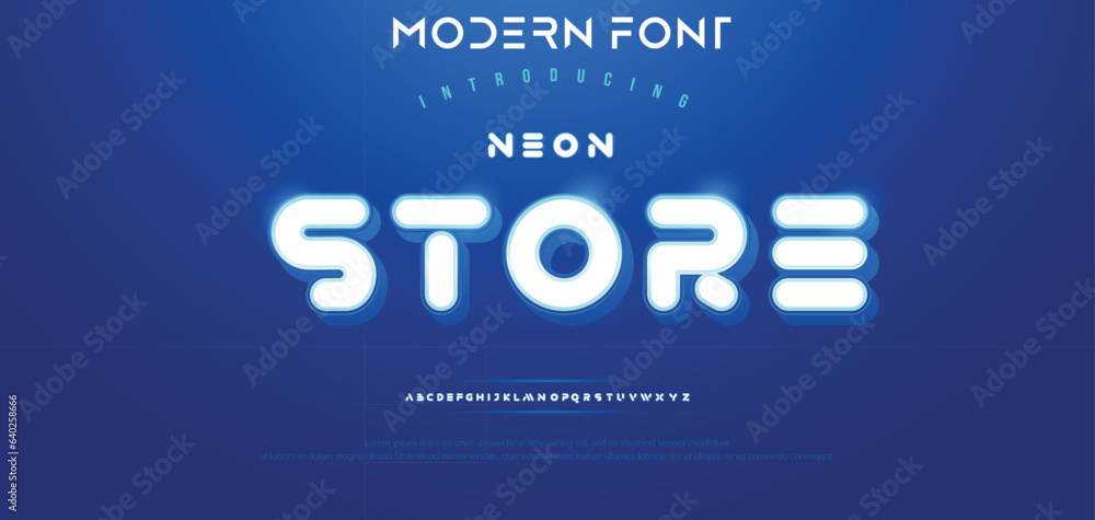 Abstract thin line font alphabet. Minimal modern fashion fonts and ...