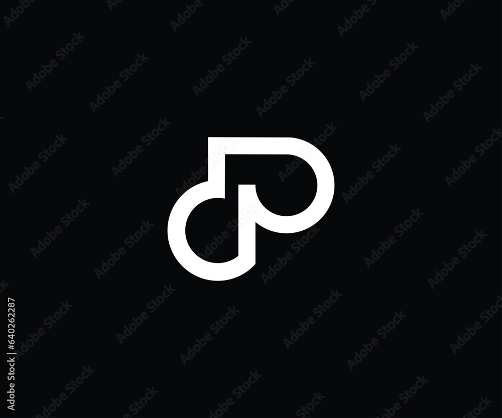 Letter d and p Business Company Vector Logo Design Letter d and p Business Company Vector Logo Design