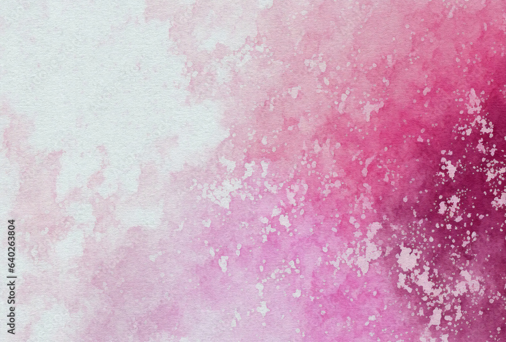 Obraz premium abstract pink watercolor painted background