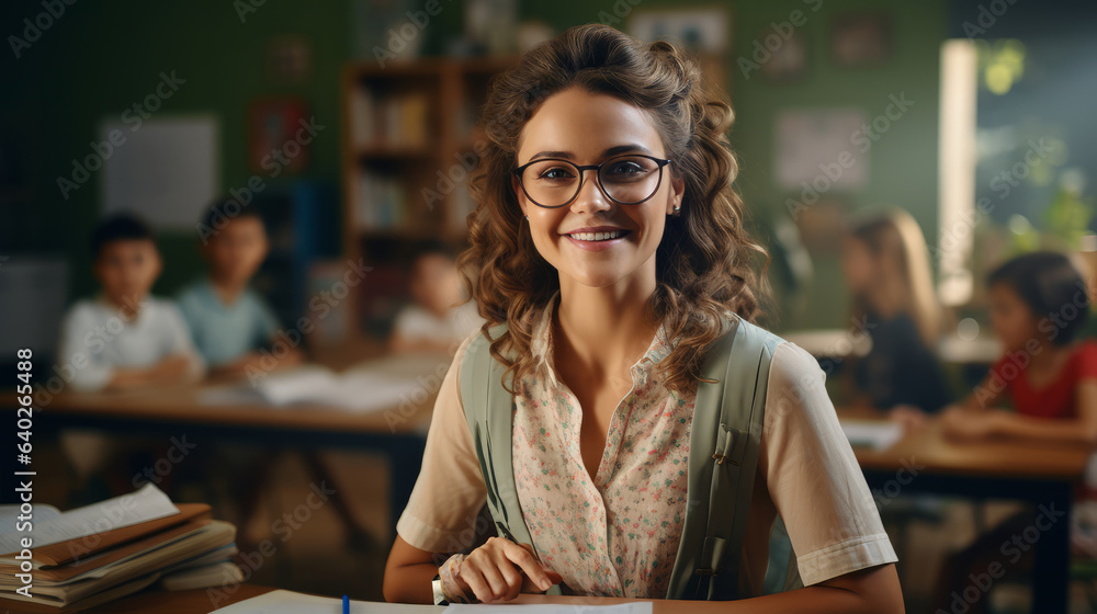 Obraz Celebrating teachers on Teacher's Day.
