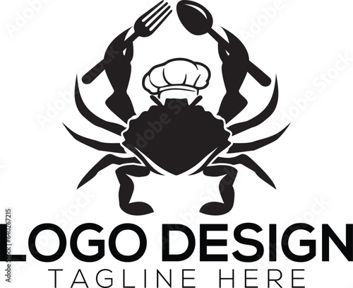 Crab chef logo