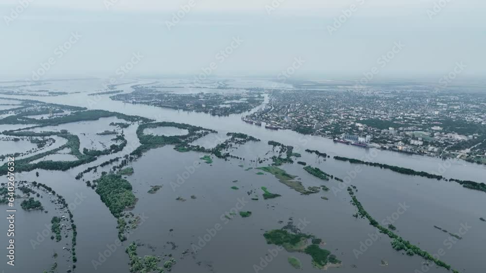 Consequences of the explosion of the Kakhovka Hydroelectric Power Plant