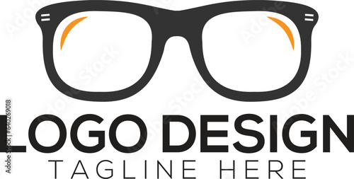 Simple glasses logo