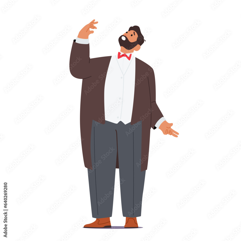 Opera Artist Male Character With A Powerful And Emotive Voice, Captivating Audiences With His Exceptional Vocal Opera Artist Male Character With A Powerful And Emotive Voice, Captivating Audiences With His Exceptional Vocal