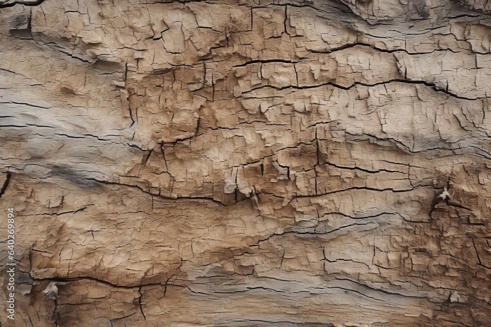 Dry tree bark texture and background nature concept generative ai