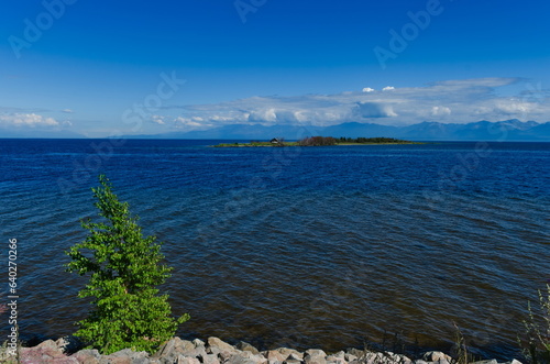 Ends of the earth green and magnificent blue space and latitude photo